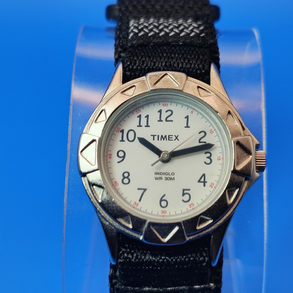 Vintage 2004 Timex Indiglo 27mm Women's Quartz Field Watch Restored